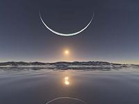 north pole moon2